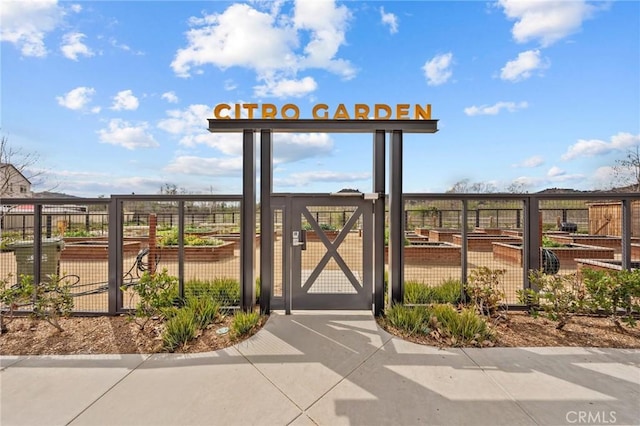 34720 Mustang Ln, Fallbrook, CA 92028 - view of community with a gate and a garden