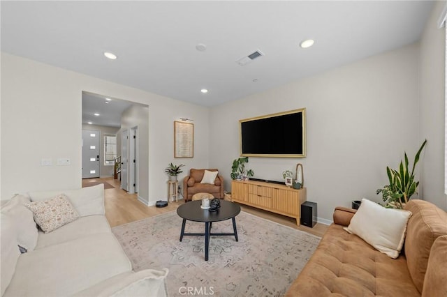34720 Mustang Ln, Fallbrook, CA 92028 - living area with light wood-type flooring and recessed lighting