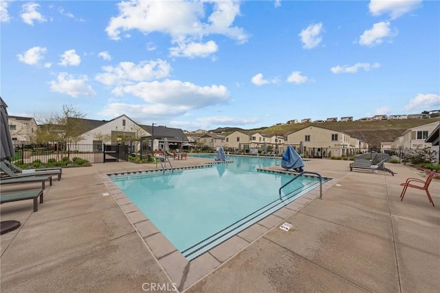 34720 Mustang Ln, Fallbrook, CA 92028 - community pool featuring a residential view and a patio