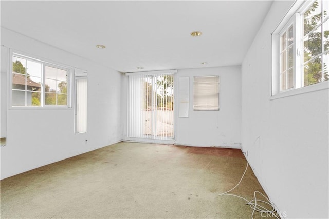 empty room with carpet floors