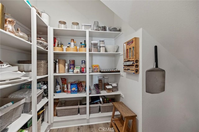 view of pantry