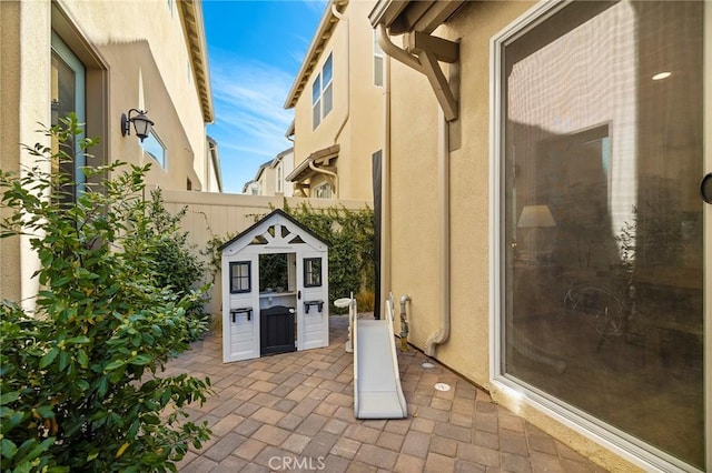 view of patio / terrace with a fenced backyard