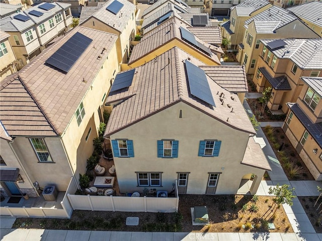 birds eye view of property featuring a residential view