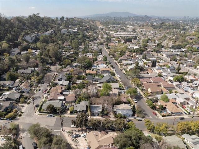 drone / aerial view featuring a residential view