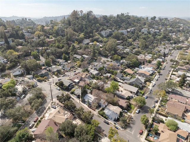 drone / aerial view featuring a residential view