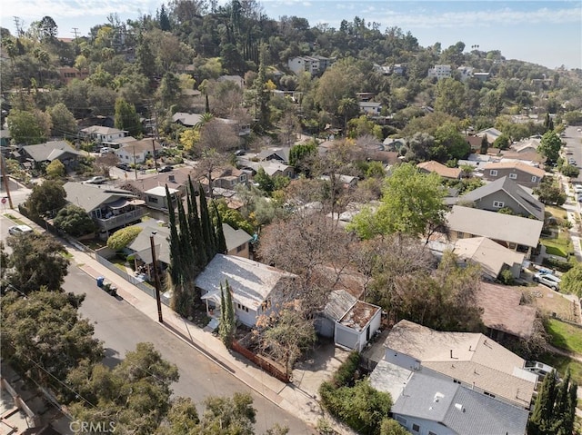 drone / aerial view featuring a residential view