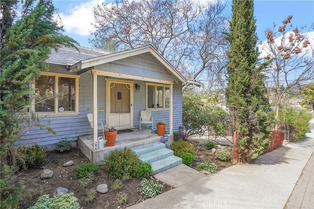 view of bungalow-style house