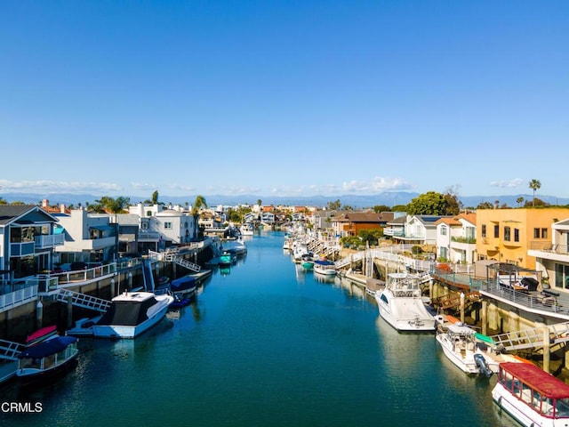 water view featuring a residential view