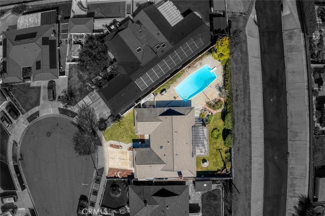 bird's eye view featuring a residential view