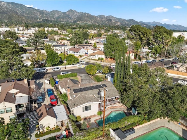 3104 Altura Ave, La Crescenta, CA 91214 - aerial view of residential area featuring mountains