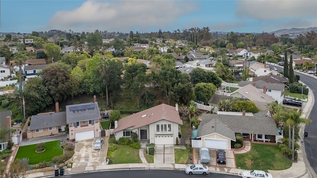 birds eye view of property featuring a residential view