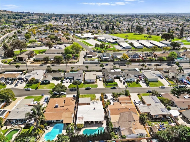 birds eye view of property featuring a residential view