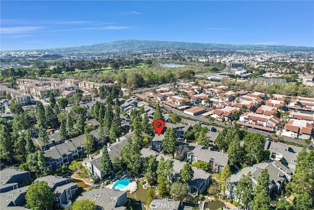 birds eye view of property featuring a residential view