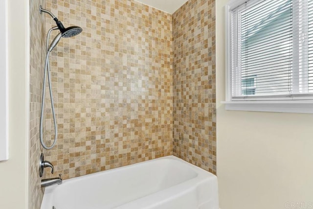 bathroom featuring shower / bathing tub combination