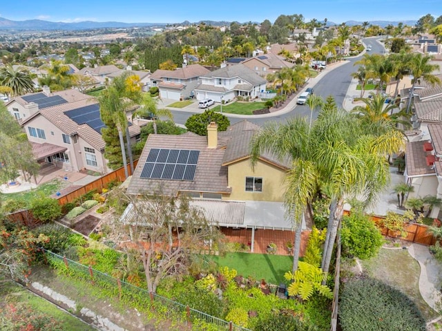 drone / aerial view featuring a residential view