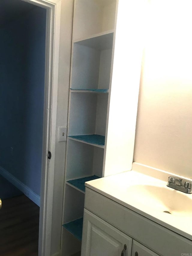 closet with a sink