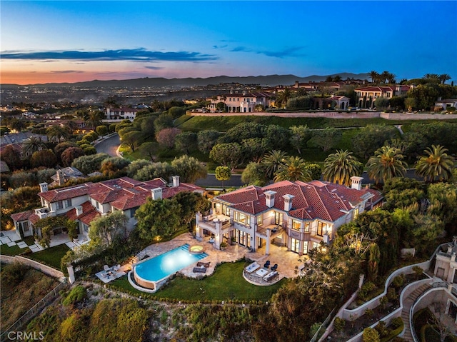50 Pelican Crest Dr, Newport Coast, CA 92657 - view of aerial view at dusk