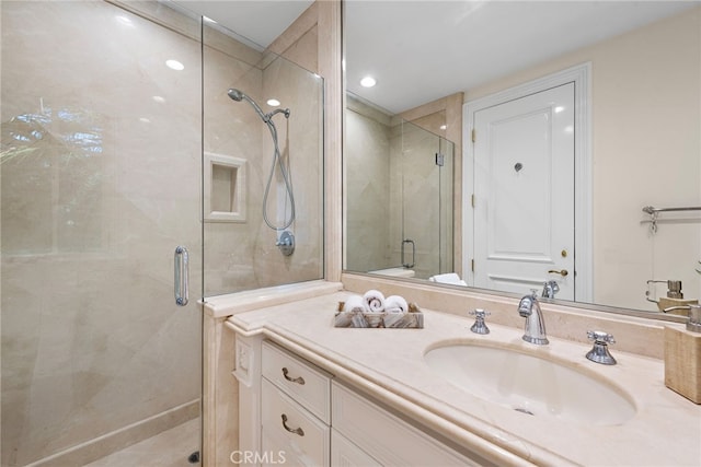 50 Pelican Crest Dr, Newport Coast, CA 92657 - full bath with a shower stall and vanity