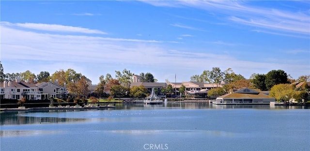 view of water feature