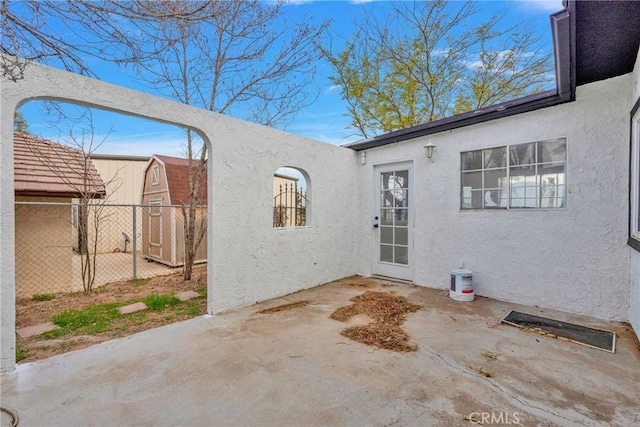 view of patio / terrace with fence