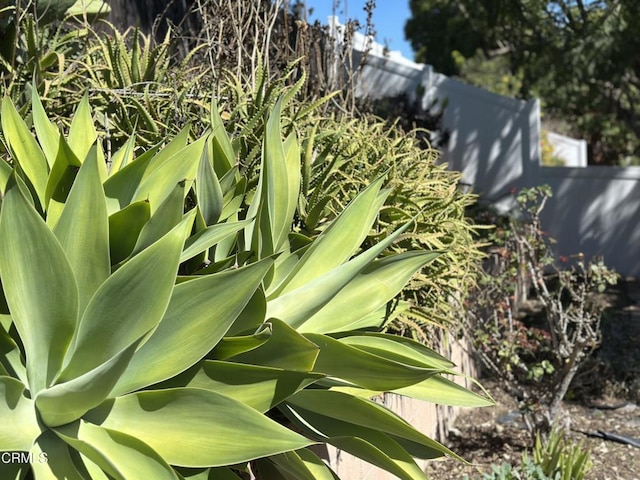 exterior details featuring fence