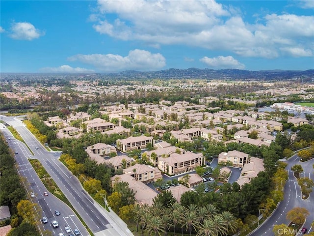 aerial view of a highway