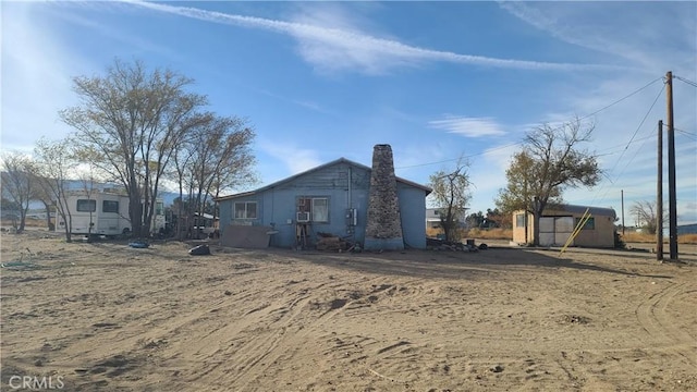 view of rear view of property