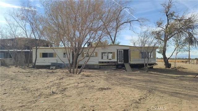 view of manufactured / mobile home