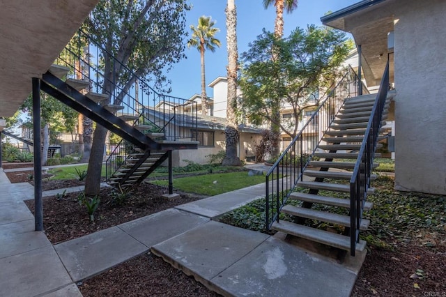 surrounding community with stairway