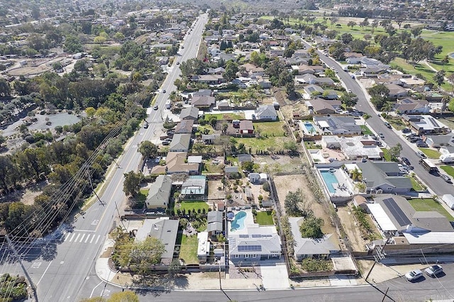 birds eye view of property featuring a residential view