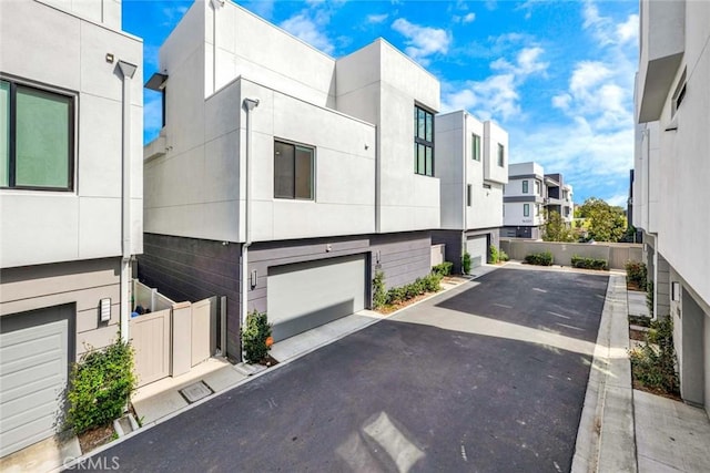 view of road featuring a residential view