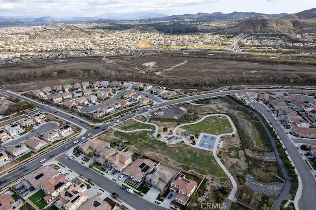 29945 Urtica Ct, Menifee, CA 92584 - bird's eye view with a residential view and a mountain view