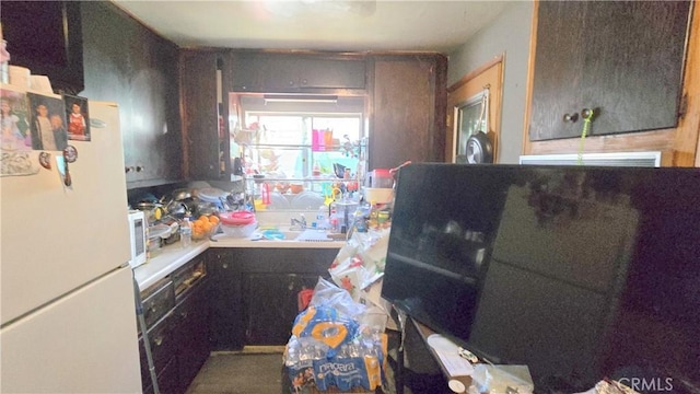 kitchen with white appliances