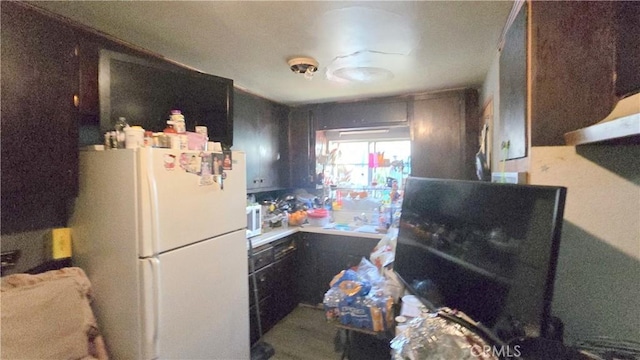 kitchen with white appliances