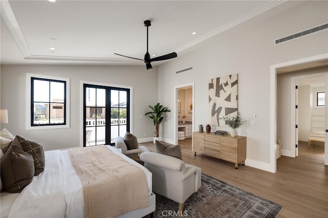 1820 9th St, Manhattan Beach, CA 90266 - bedroom featuring visible vents, multiple windows, and baseboards