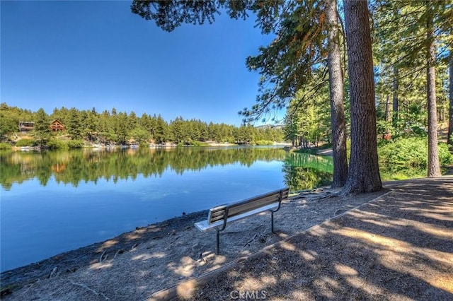 33492 Wild Rose Dr, Green Valley Lake, CA 92341 - exterior space featuring a water view
