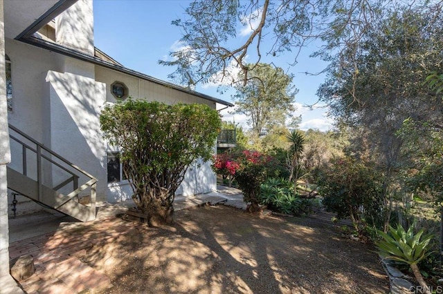 view of property exterior featuring stucco siding