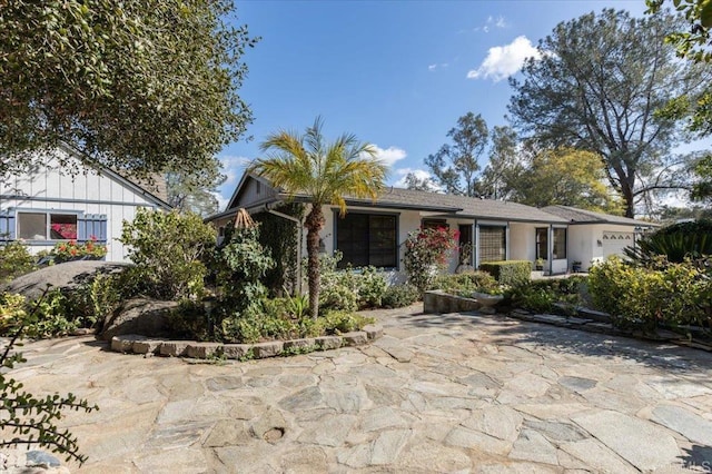 ranch-style house with a garage