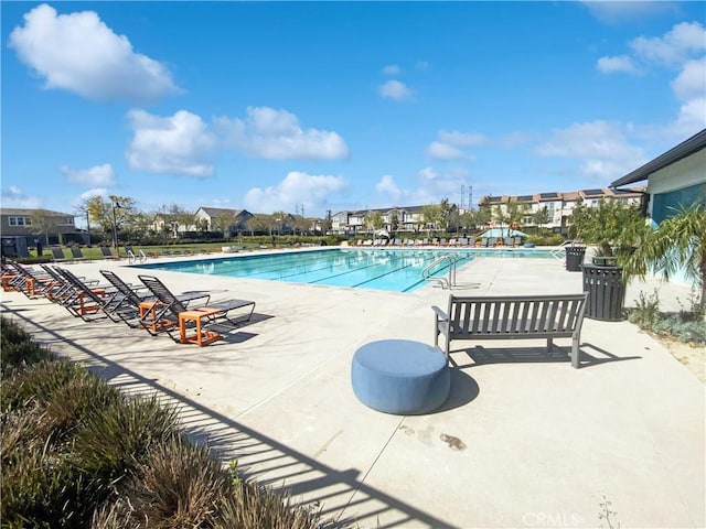 pool featuring a patio