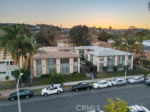 view of property with a residential view