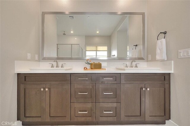 114 Source, Irvine, CA 92618 - full bath featuring double vanity