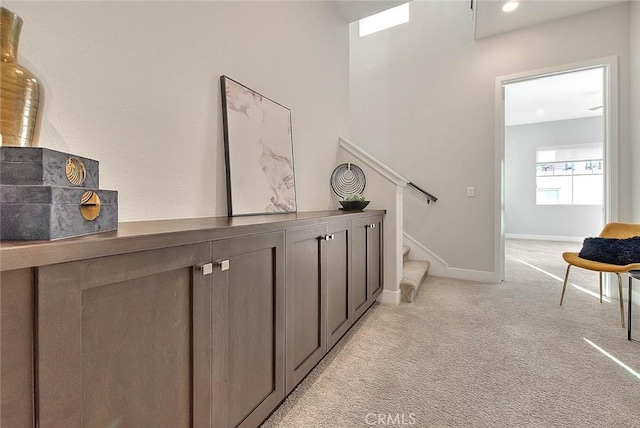 114 Source, Irvine, CA 92618 - hall with light carpet and stairway