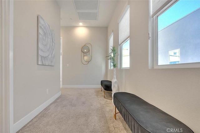 114 Source, Irvine, CA 92618 - hall featuring carpet floors and baseboards