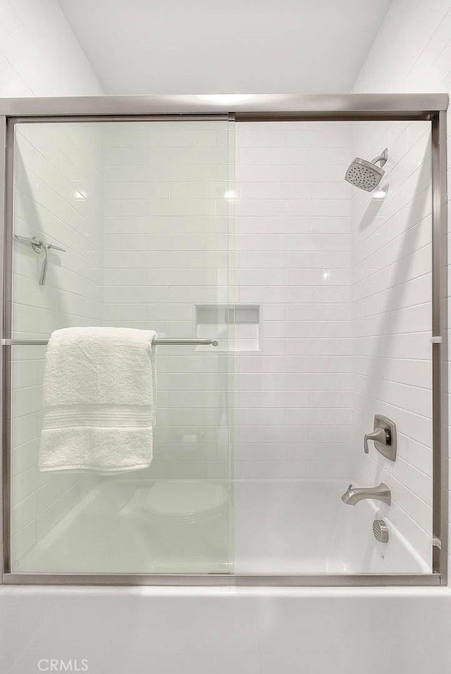 114 Source, Irvine, CA 92618 - full bathroom featuring shower / bath combination with glass door