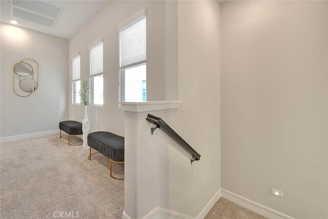 114 Source, Irvine, CA 92618 - sitting room with baseboards and carpet flooring