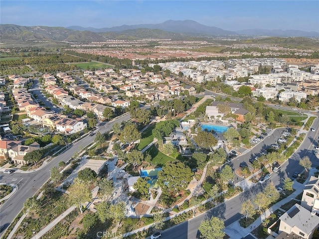 114 Source, Irvine, CA 92618 - aerial view of property's location featuring mountains and nearby suburban area