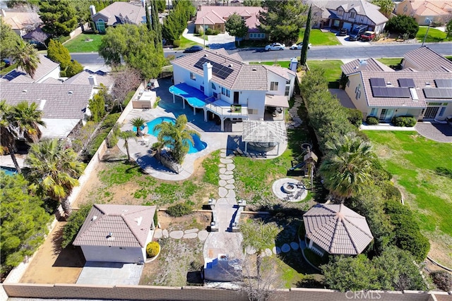 41149 Summitview Ln, Palmdale, CA 93551 - aerial view of residential area with a pool area