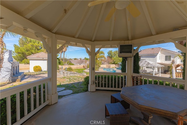 41149 Summitview Ln, Palmdale, CA 93551 - view of patio / terrace with a residential view