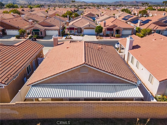 birds eye view of property featuring a residential view