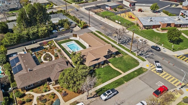 bird's eye view featuring a residential view